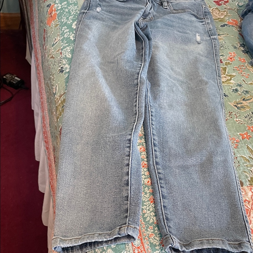 Kensie Blue Straight Leg Jeans